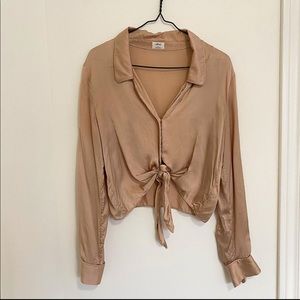 Wilfred Tie-Front Blouse